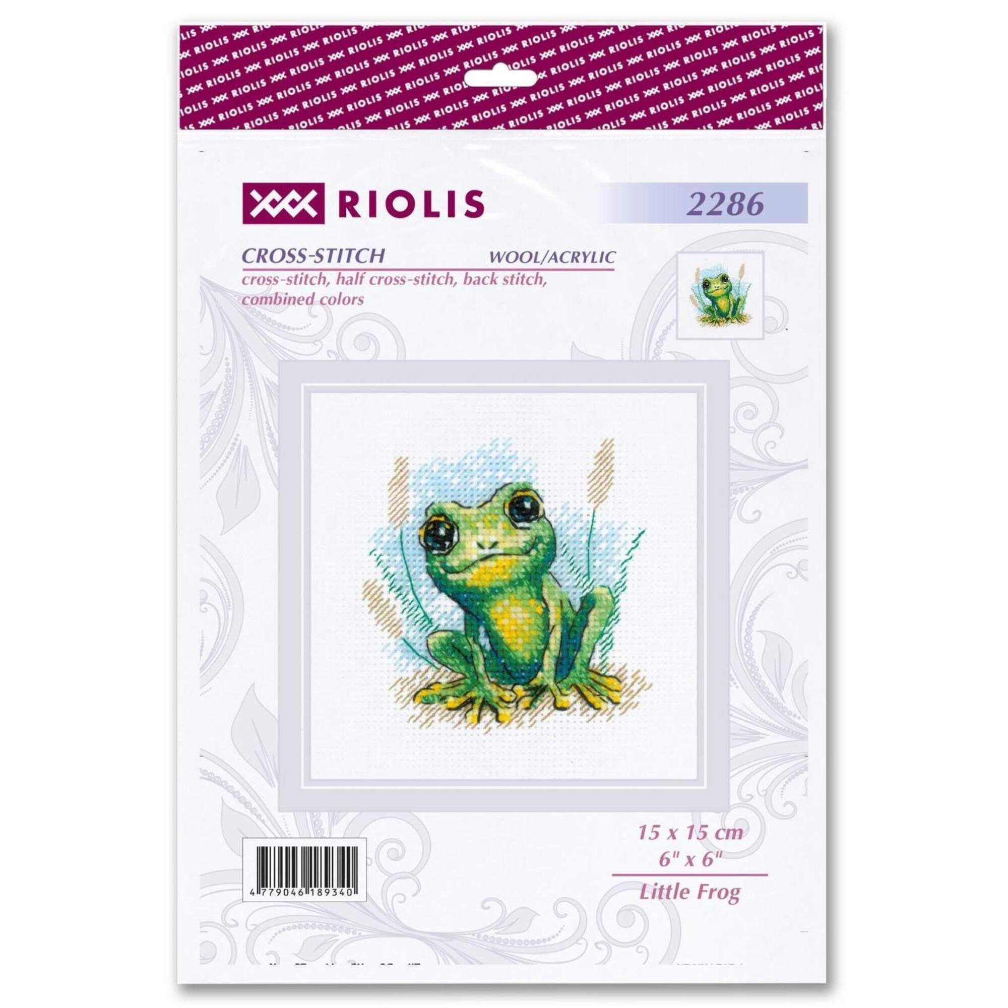 RIOLIS Little Frog Counted Cross Stitch Kit